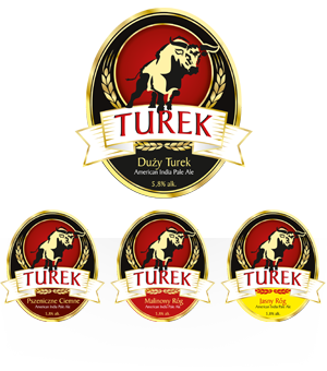 Clue - projekty etykiet piwa, Turek